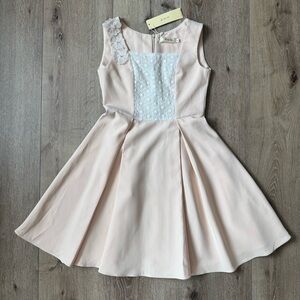 NWT ZEN Sleeveless Floral Fit & Flare Dress Women’s Size Small